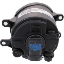 CarLights360: For 2009 2010 2011 2012 2013 Toyota Corolla Fog Light Assembly Driver Side | w/Bulbs | DOT Certified Replacement for SC2592100