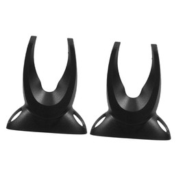 Operitacx Pack of 2 Scanner Holder, Multifunctional Stand for Barcode Scanner Holder Made of Plastic, Holder for Handheld Scanners, Tool Holder for Scanning Barcodes, Plastic, Black