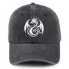 Dragon Embroidered Hat for Men Women Dad Hat Baseball Cap