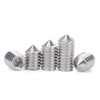 200Pcs Cone Point Grub Screw Kit M3/M4/M5/M6/M8 Stainless Steel Metric