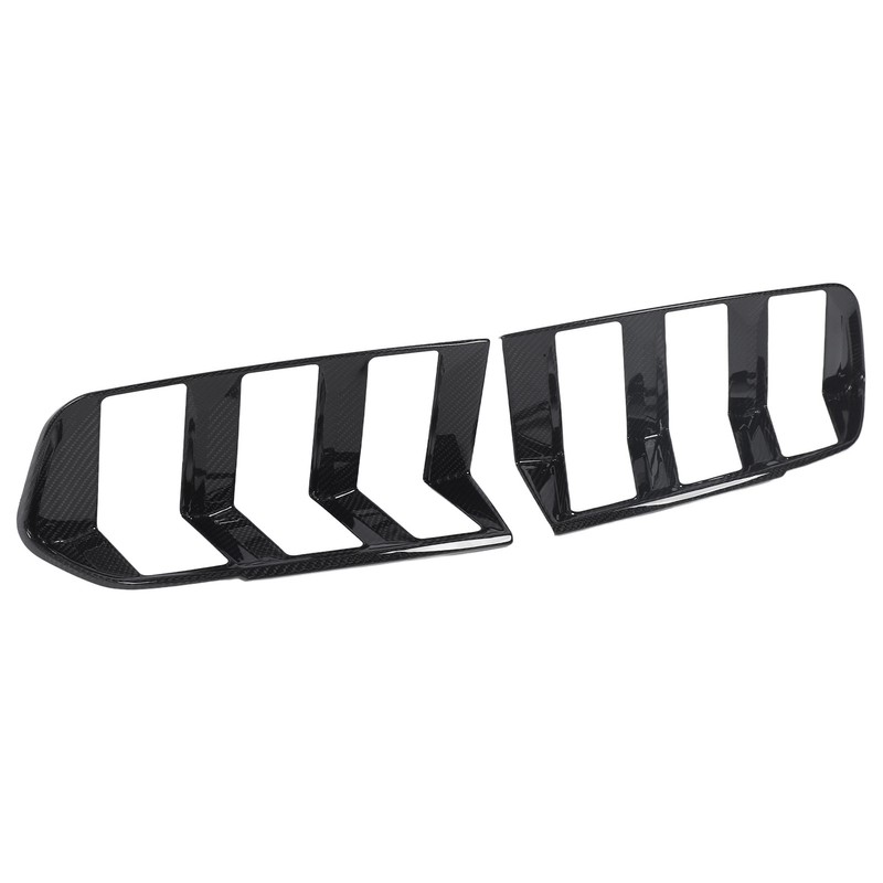 1 Pair Taillight Frame Dry Carbon Fiber Glossy Rear Light