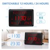 Raynic Digital Clock, 11.5" Large Display Digital Wall Clock,Adjustable Brightness