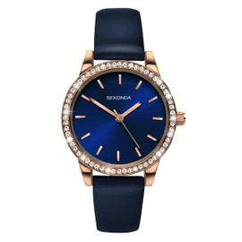 Sekonda Watches Womens Analogue Classic Quartz Watch with PU Strap 2453.27