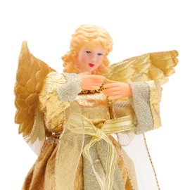 Christmas Concepts® 30cm (12") Traditional Tree Top Angel - Christmas Tree Topper Decoration - Gold Or Silver (Gold)
