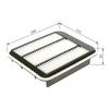 Bosch S0208 - Luftfilter Auto