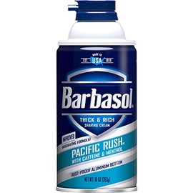 Barbasol Pacific Rush Thick & Rich Shaving Cream for Men, 10 oz.