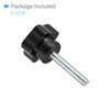 CoCud M5 x 25mm Male Thread 30mm Header Plastic Thumb