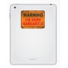 2 x 10cm Sarcastic Warning Vinyl Sticker Mechanic Dad Brother