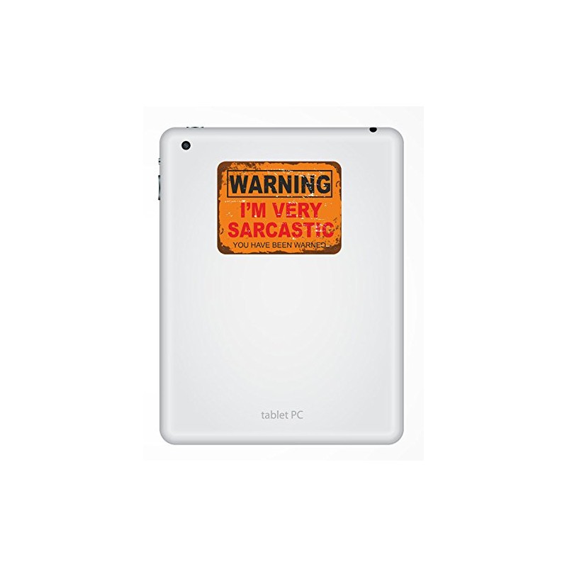 2 x 10cm Sarcastic Warning Vinyl Sticker Mechanic Dad Brother
