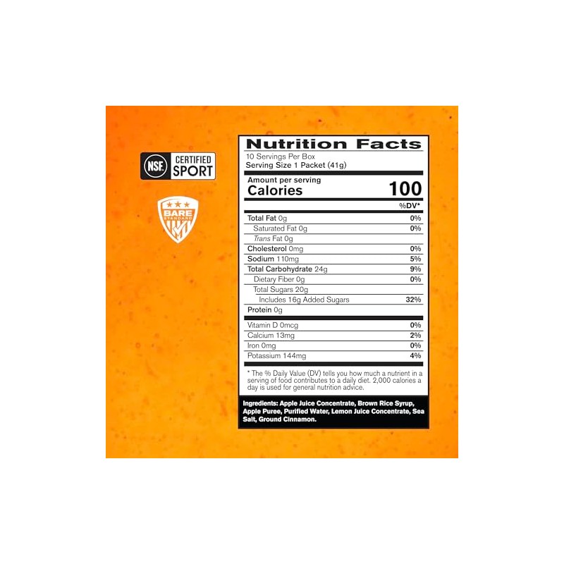 Bare Performance Nutrition Bpn Gel Endurance Carbohidratos 100 Calorías Por