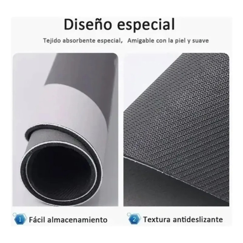 3pz Tapete Baño Ultra Suave Alfombra Antidesliz Absorbente