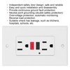 Wall Outlet American GFCI Smart Ground Fault Leakage Protection Socket