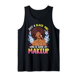 Black Makeup Influencer Cosmetics Cosmetologist Melanin Tank Top