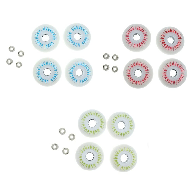 CENPEK 4 pieces Inline Roller Skate Wheels with Led, Durable