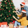 Christmas Tree Baubles - 50 Pcs Christmas Tree Decoration Ornaments