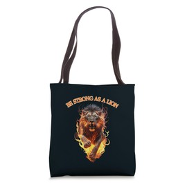 Lion Be Strong as a Lion Tote Bag