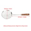 Strainer Spoon Long Wooden Handle 304 Stainless Steel Anti Scald