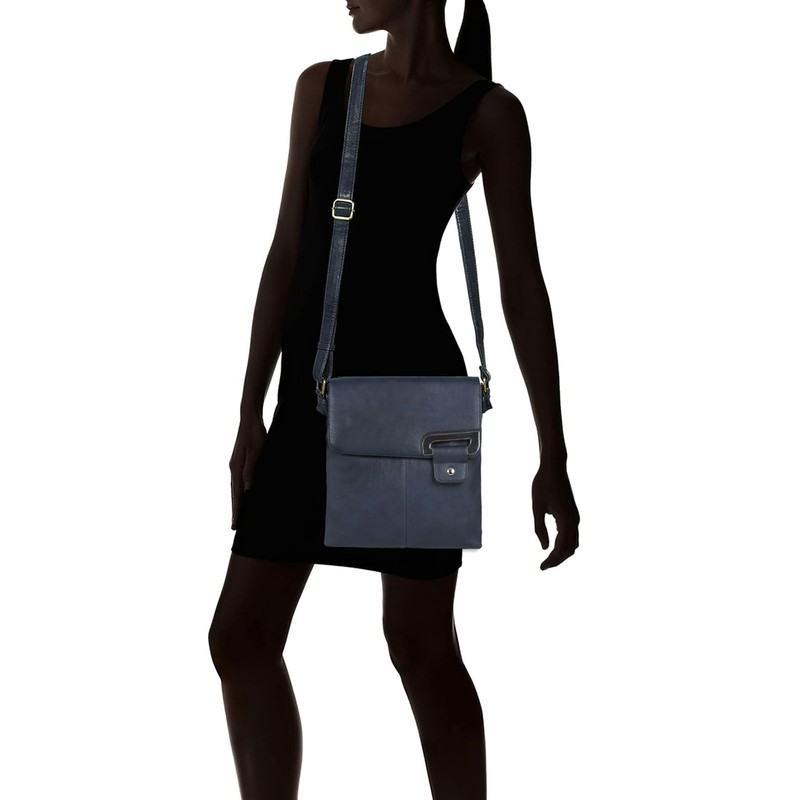 AOSSTA Women's Cross Body Shoulder Messenger Bag Multiple Slip and