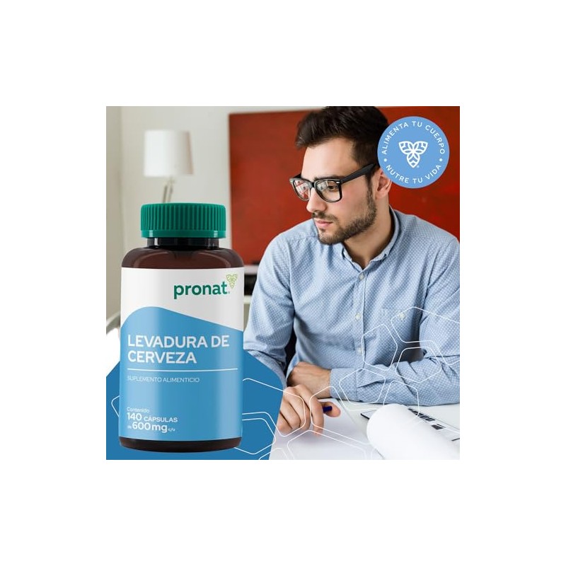 Pronat Levadura Cerveza Suplemento Alimenticio Calcio Fósforo Vitaminas Complejo 140