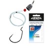 Jenzi Carolina Rig Fluorocarbon with Offset Hooks and Bullet #2/0