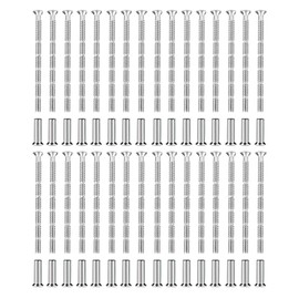HOMEJOY 36 Pcs M4 Door Handle Screws Handle Fixing Screws and Sleeves Male to Female Connecting Bolts Adjustable Length Screw for Roses Knobs Door Handles Escutcheons