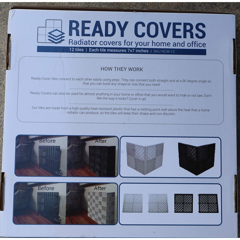 Ready Covers - Vented Safety Steam Radiator Cover/Protective Heating Cabinet