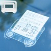 Windscreen Parking Permit Holder, Pack of 2, Transparent, Holder with