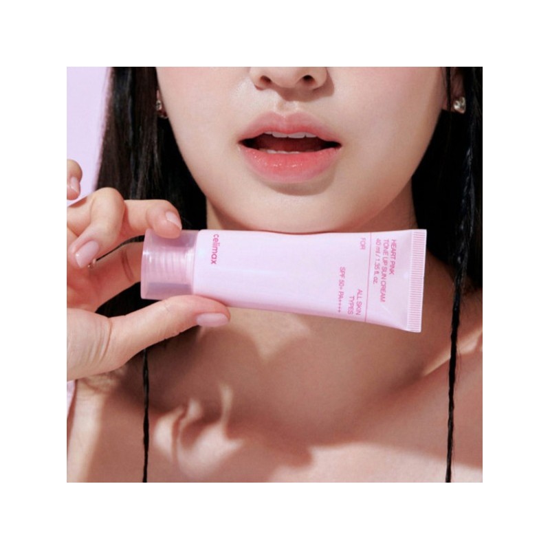 셀리맥스 하트핑크 톤업 선크림 SPF50+ PA++++, 40ml, 1개 Celimax Heart