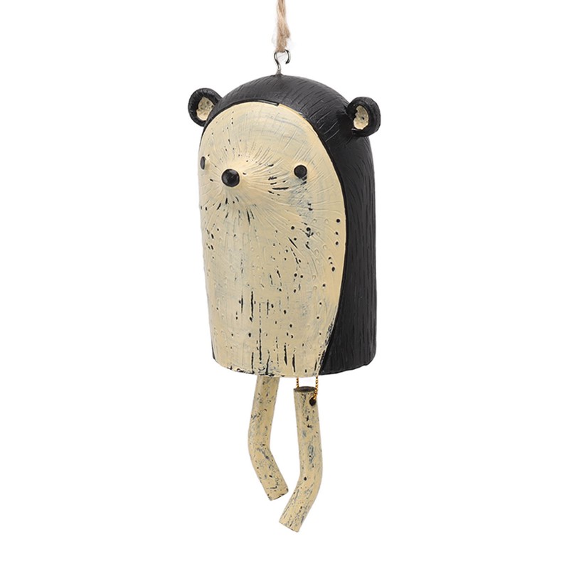 Rustic Hanging Animal Wind Chimes Resin Hand Made Natural Garden