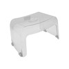 Generic Comfortable Foot Support Stool for Home and Office, Clear