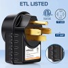 Nilight 50 Amp RV Surge Protector 125V/6250W RV Surge Adapter