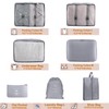 YEEYAA 7 Set Packing Cubes for Travel- Luggage Organizer Bags