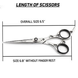 Sharpy - Professional Hairdressing Scissors - Perfect for Hair Salon Barber - Hairdresser Shears - Perfect for Personal use Haircut Beard & Mustache