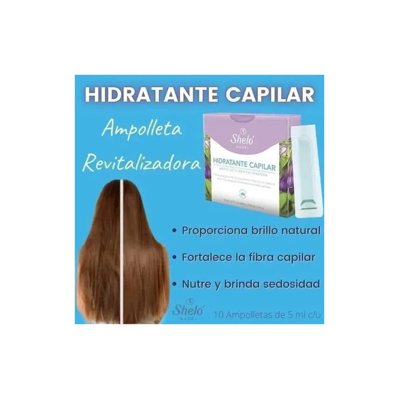 Hidratante Capilar Ampolletas Revitalizadora Sheló Nabel