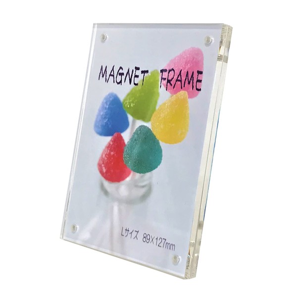 Kutsuyang Acrylic Magnetic Frame, Large Size, Transparent, Tabletop, Photo Frame, Picture Frame