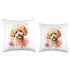 Toy Poodle Lovers Design Pop Art Toy Poodle Dog Throw