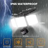 UME Solar Outdoor Lights 302 LED 3000LM, IP65 Waterproof Motion