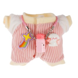 Clothes Accessories for 17cm Doll (Jumpsuit-Pink)