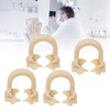 4pcs Resin Dental Dam Clamps Barrier Clip Dental Materials Tool
