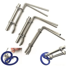 VISVIC 3 Pcs/Set Hydraulic Cylinder Piston Rod Seal Up U-Cup Installation Tool Auto Accessories Bucket Internial O-Rings Rebuild Installtion Tools Kit Universal for Mechanics J05321 (S/M/L)