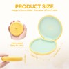 Gaboolo 2 Pack Retainer Case Ultra-slim Aligner Case with Vent