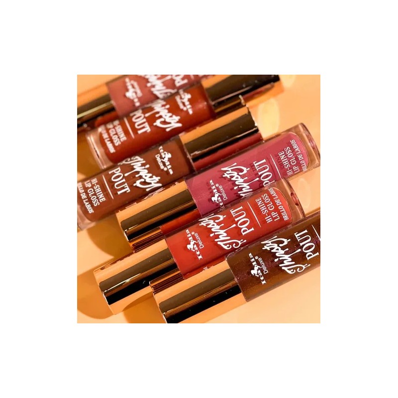 Labial Lip Gloss Thirsty Pout Hi-shine Italia Deluxe Acabado Brillo