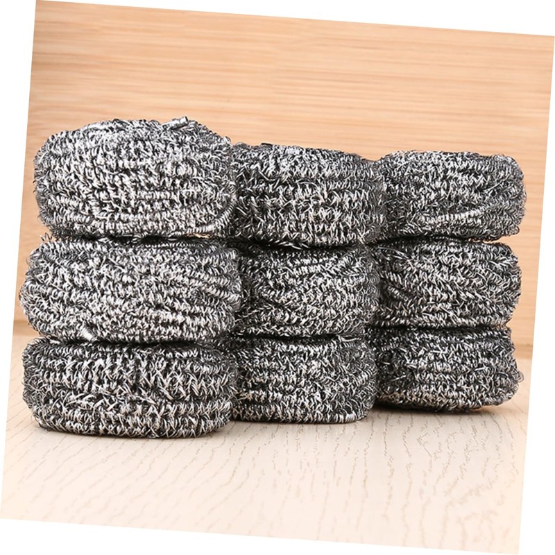 GRIRIW Stainless Steel Dish Sponges 6 Pack Dish Washing Sponges