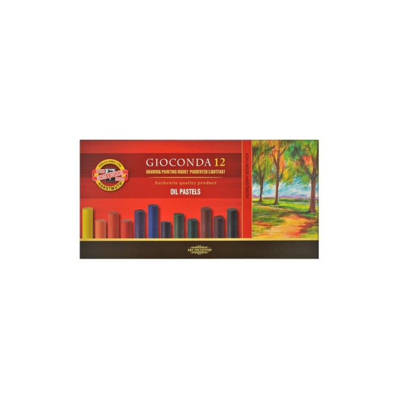 KOHINOOR Oberstaufen 12 Round Oil Pastels 8352