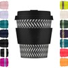 Ecoffee Cup 808 002 Reusable Eco Friendly 240ml Cup Saucer