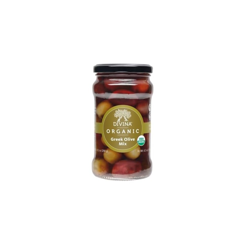 DIVINA Organic Greek Olive Mix, 6.35 oz