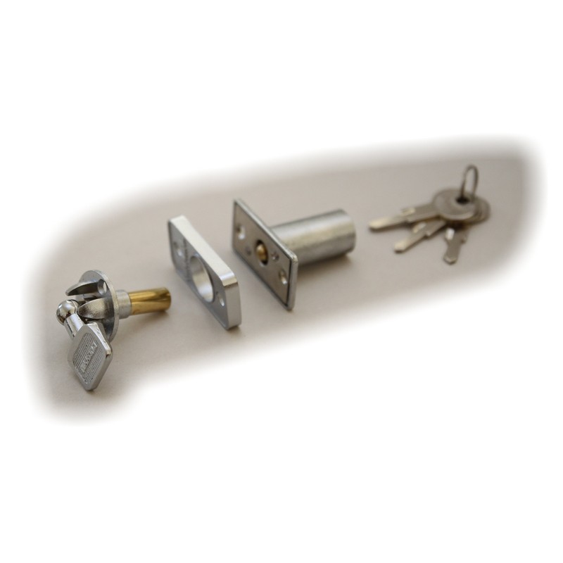 Esco EA951LA-31 Double-Sided Screw Lock (For Sliding Doors 1.2 inches