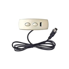 Huachuang Recliner Controller for Electric Recliner Chair Lift Electric Sofa leisure chair 2 buttons Controll 1 Motor (with USB 5V 2A, Input DC29V)