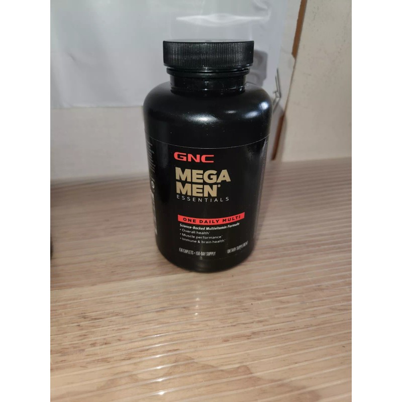 GNC Mega Men Essentials Multivitamin One Daily 150 Day Supply