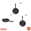 IMUSA 8in Bistro Aluminum Nonstick Fry Pan with Cool Touch